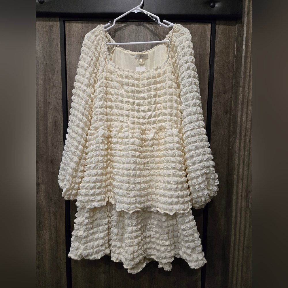NWT- Simply Southern Cream Mini Dress